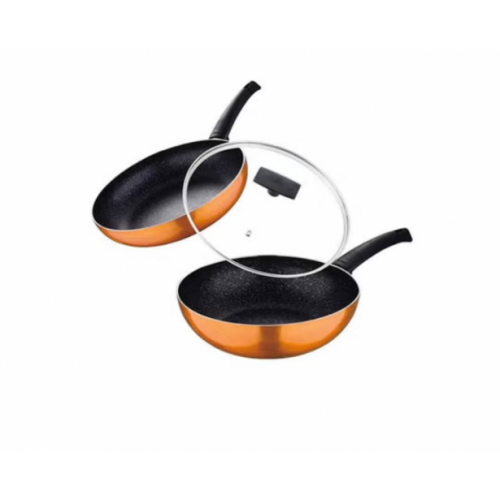 Bergner Everyday 3pc Cookware Set Forged Aluminum