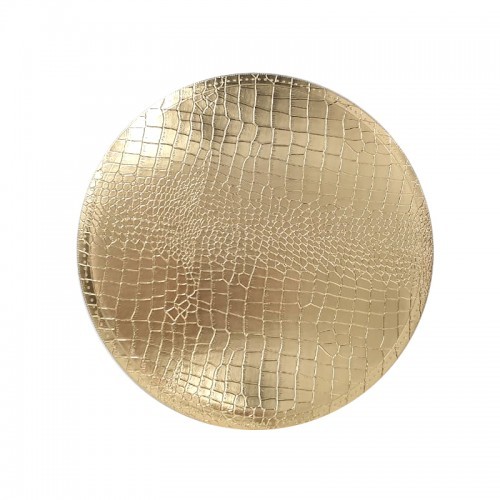 Placemat Golden Round 4Pcs Kitchen