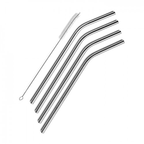 Easylife Stainless Steel Reusbale Straw Party Bar Hotel 6pc set