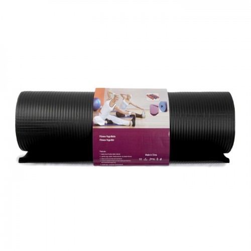 Yoga Mat Black 183Cm