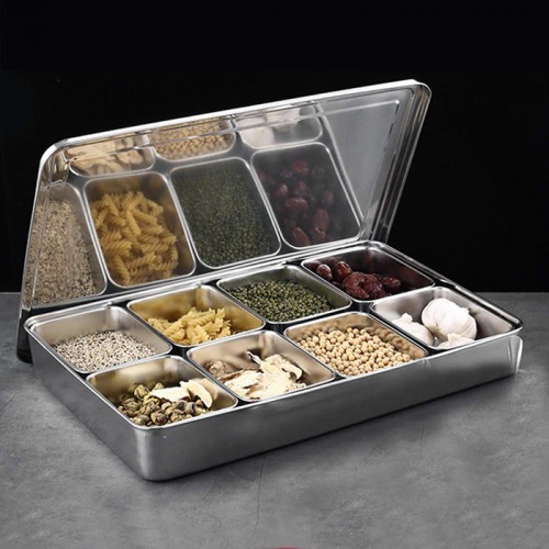 Seasoning Masala Box Steel for Home or Restaurant Hotel Kitchen Deals