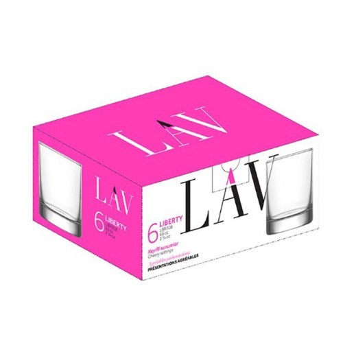 Lav Liberty Glass 65Cc 6pcs Set Glassware