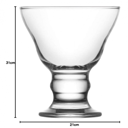 Lav Orion Ice Cream Cup 250Cc 3pcs Set Glassware