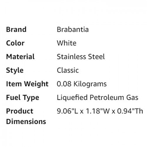 Brabantia Essential Line Flame Lighter Kitchen Hotel Baking