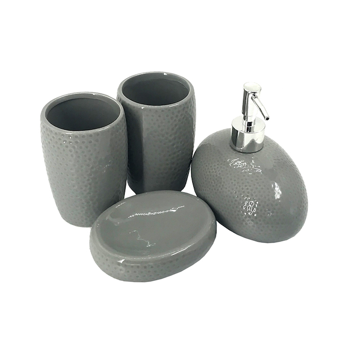 Bathroom Accessory Set Dots