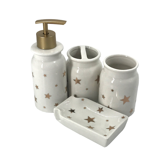 Bathroom Accessory Set Star