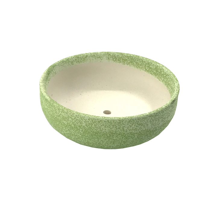 Ceramic Small Planter 14cm Green