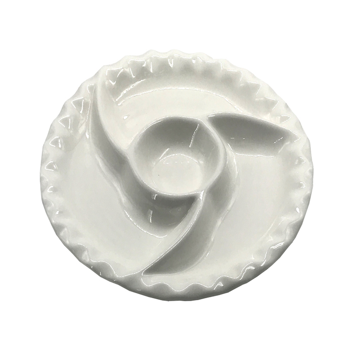 Chip And Dip Round Swirl 14In