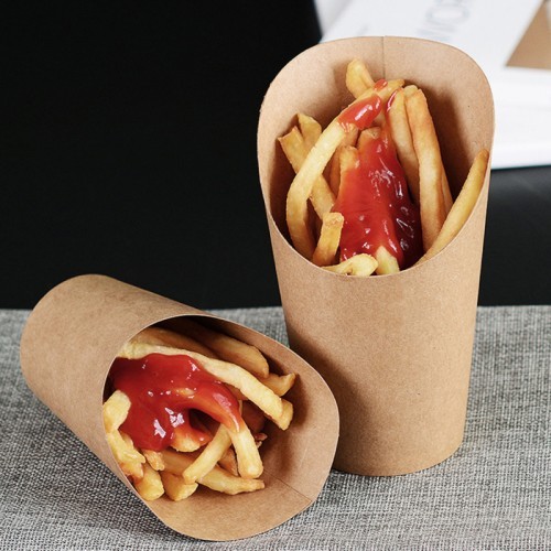 Kraft Chips Cup 12 Oz 1x50Pcs Disposables