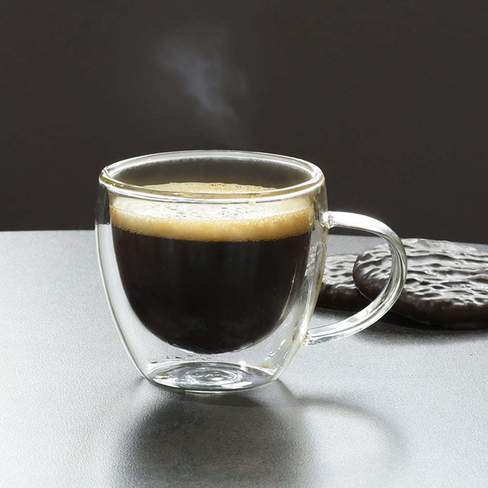 Double Wall Glass Medium 350Ml Crockery Hotel