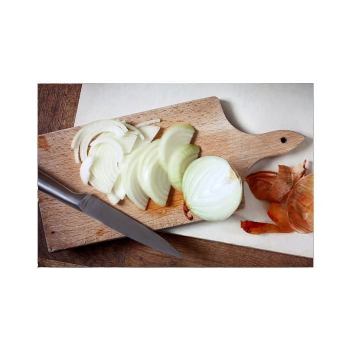 Eller Wooden Eco friendly chopping board for onions 17x34x1cm