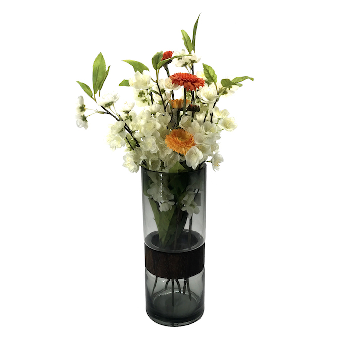 Glass Vase 30cm Planters Home Decor