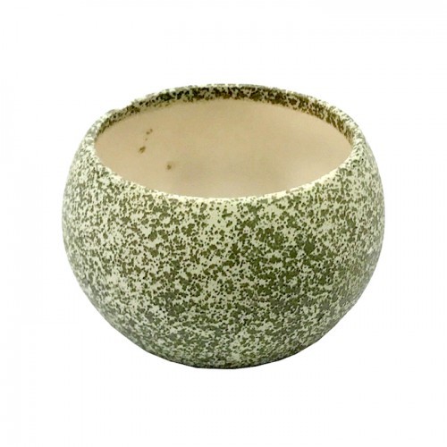 Ceramic Small Planter Green 1pc 7.3Cm