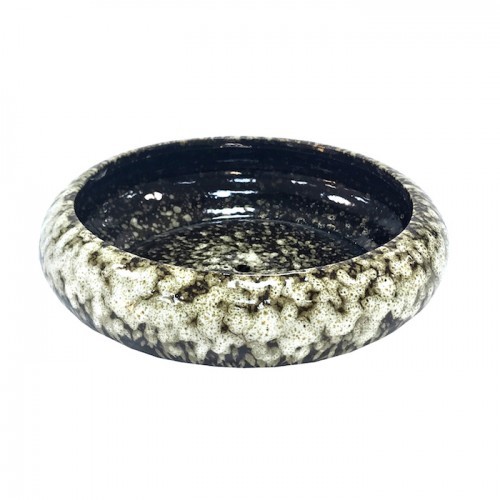 Ceramic Glazed Planter White single piece 18.3cm