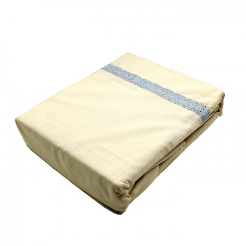 Luxury Lace Hem King Bedsheet Set Offer 2Pcs Pack 0312