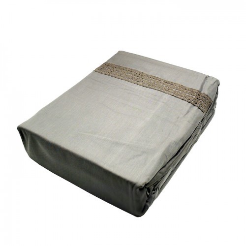 Luxury Lace Hem King Bedsheet Set Offer 2Pcs Pack 0312