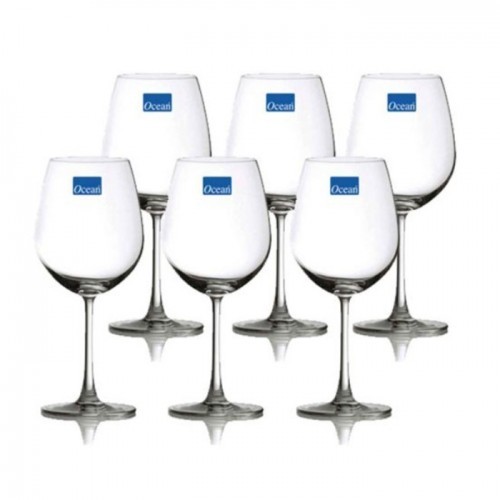 Ocean 01 Madison Bordeaux Glass 600Ml 6pcs Set Hotel Home