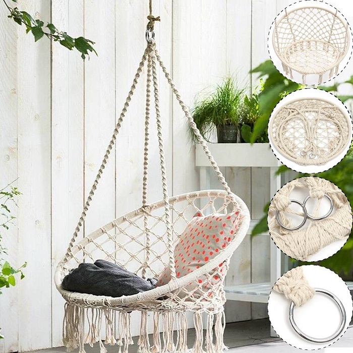 Rope Hanging Chair 80x80Cm