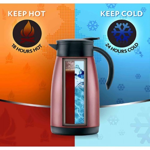 Borosil Vacuum Stainless Steel Teapot 750Ml