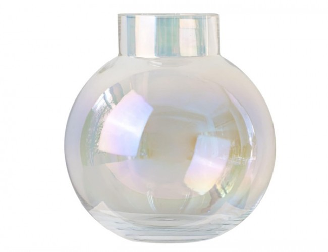 Glass Vase Gold Tinted 20x22Cm Deals Planters Decor