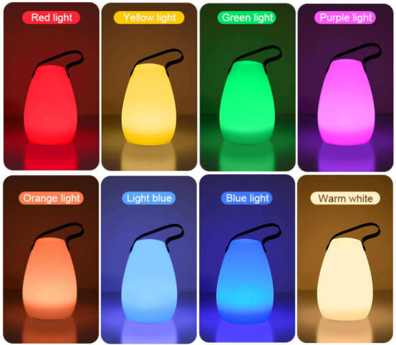 LED Lamp Indoor & Outdoor RGB Lighting Colors Rectangle 1pc
