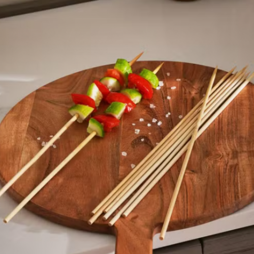 Bamboo Skewers 12inchx3mm 1x100pcs Disposables