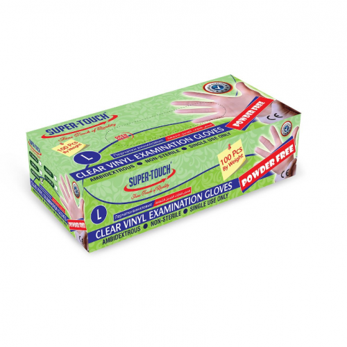 Vinyl Gloves Powder-free Small 1x100