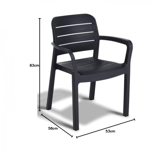 Keter Tisara Dining Chair Outdoor Furniture